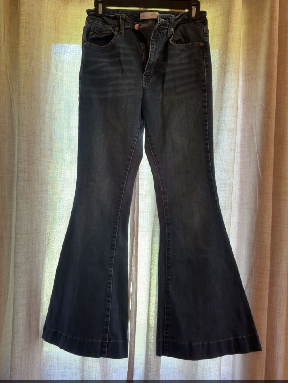 Women's Dark Blue Kancan Flared Jeans